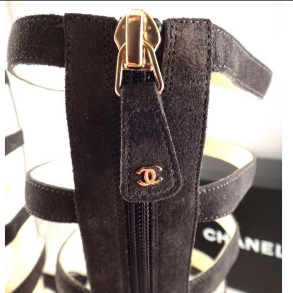 Authentic Chanel sandal boots - Picture 3 of 4